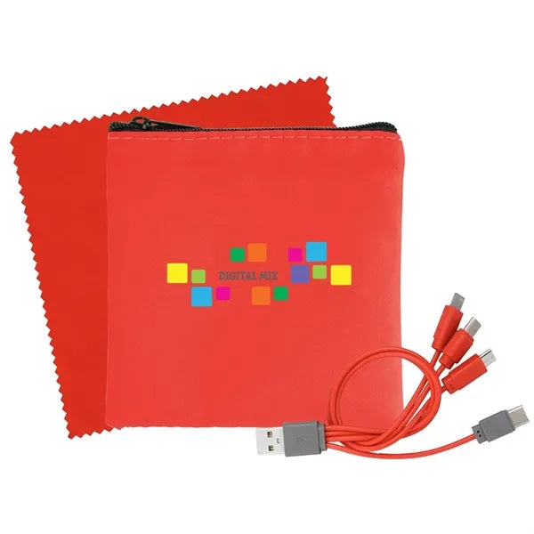 Colorful RPET Cable and Cloth Set