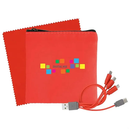 Colorful RPET Cable and Cloth Set