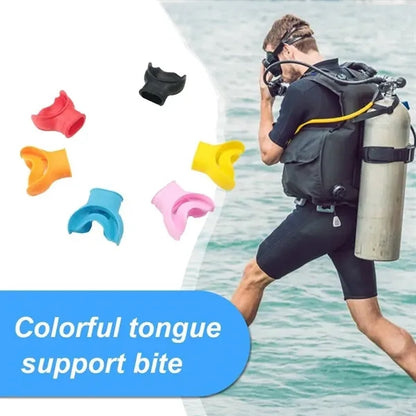 Scuba Dive Snorkel Silicone Bite Mouthpiece