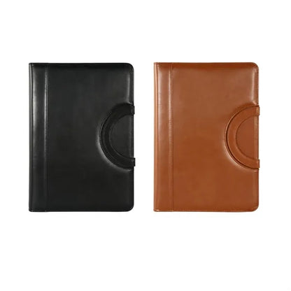 Leather Padfolio Portfolio with Hidden Handle Folder Bag