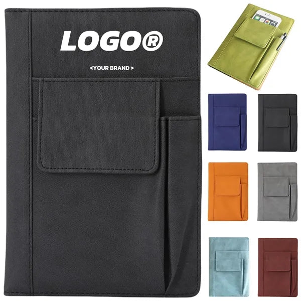 A5 Refillable Lined Leather Journal Notebook Hardcover Paper