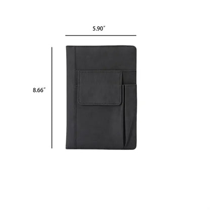 A5 Refillable Lined Leather Journal Notebook Hardcover Paper