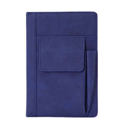 A5 Refillable Lined Leather Journal Notebook Hardcover Paper