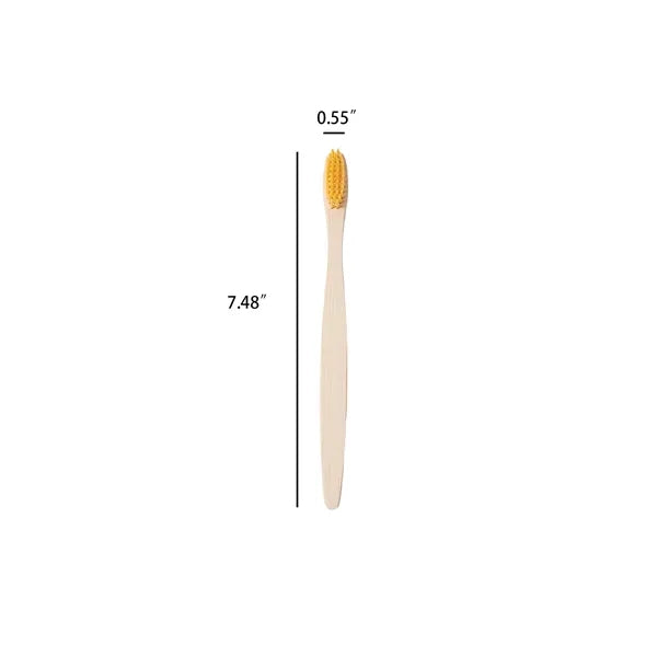 Biodegradable Bamboo Toothbrush With Eco Friendly Bristles