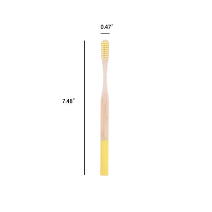 Bamboo Toothbrush With Eco Friendly Bristles And Custom