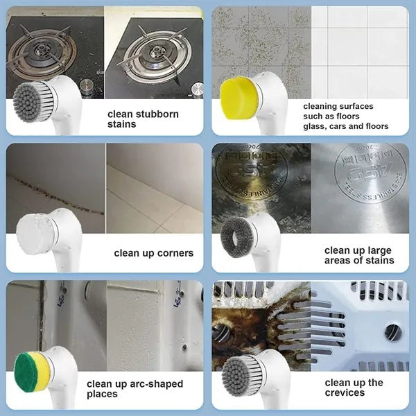 Cordless Electric Spin Scrubber