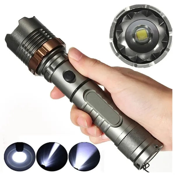 Aluminul Alloy LED Zoomable Tactical Flashlight