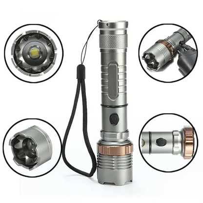 Aluminul Alloy LED Zoomable Tactical Flashlight
