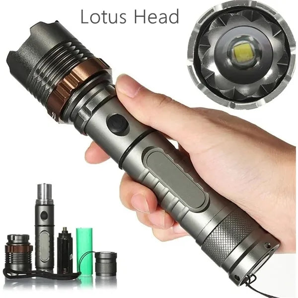 Aluminul Alloy LED Zoomable Tactical Flashlight