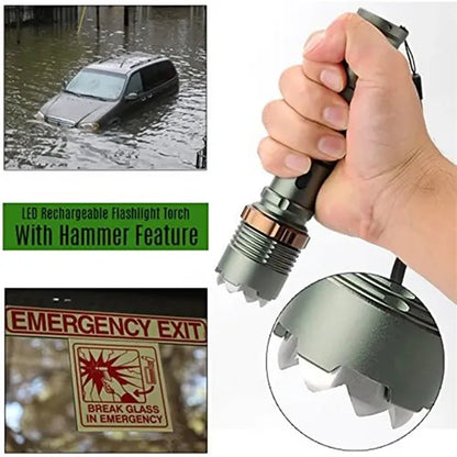 Aluminul Alloy LED Zoomable Tactical Flashlight