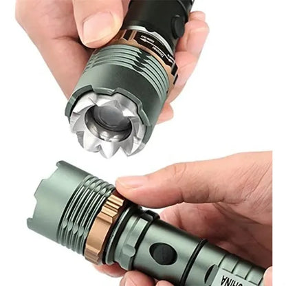 Aluminul Alloy LED Zoomable Tactical Flashlight