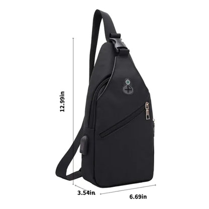 Waterproof Sling Backpack Crossbody Chest Bag