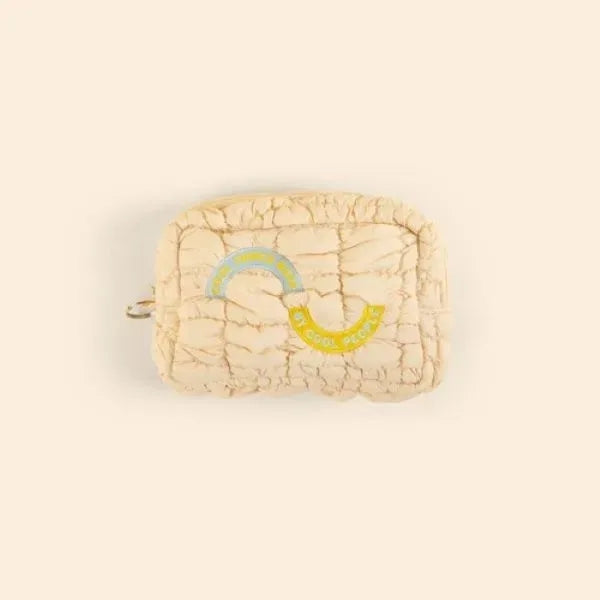LIL BIZ POUCH - CLOUD QUILTED MATERIAL