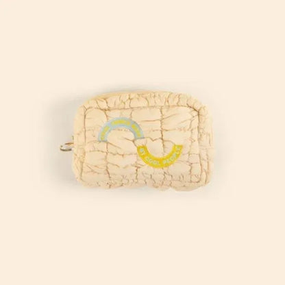 LIL BIZ POUCH - CLOUD QUILTED MATERIAL