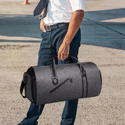 Large Capacity Travel Duffel Bag with Shoe Compartment