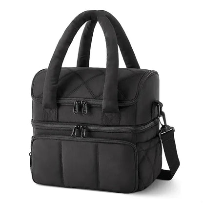 Double Deck Puffer Lunch Tote Bag