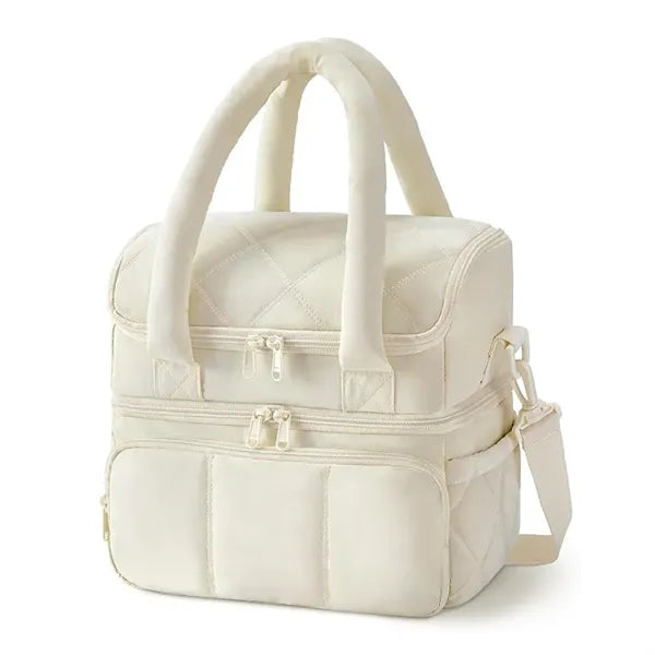 Double Deck Puffer Lunch Tote Bag