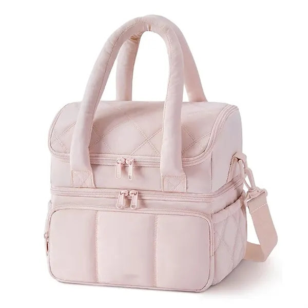 Double Deck Puffer Lunch Tote Bag