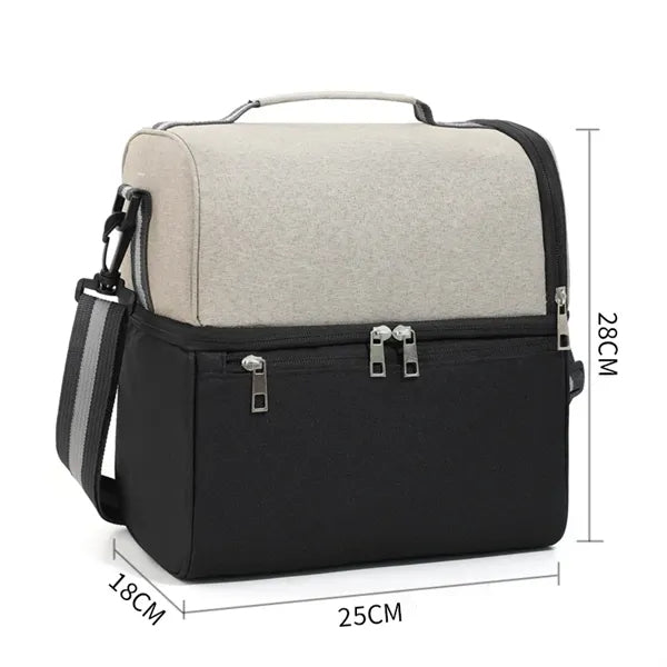 Two-Tone Colors Lunch Bag