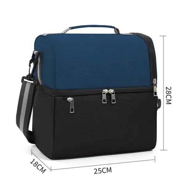 Two-Tone Colors Lunch Bag