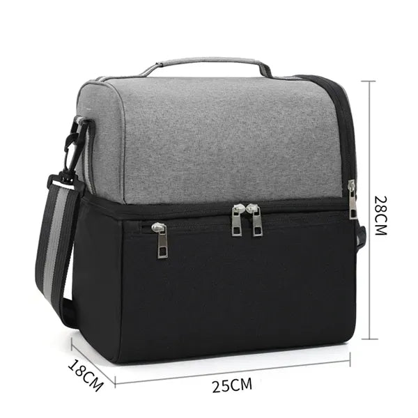 Two-Tone Colors Lunch Bag