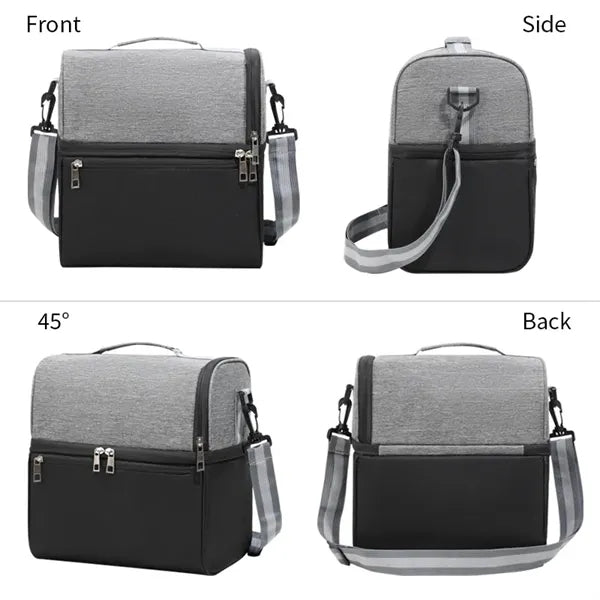 Two-Tone Colors Lunch Bag