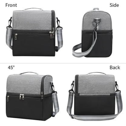 Two-Tone Colors Lunch Bag
