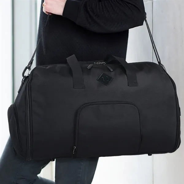 Large Capacity Travel Duffel Bag with Suit Compartment