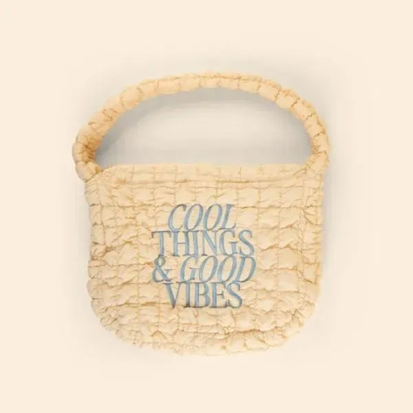 CARRYALL SHOULDER BAG - CLOUD QUILTED MATERIAL