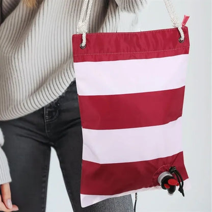 Portable Wine Tote Bag with Dispenser for Outdoor Events