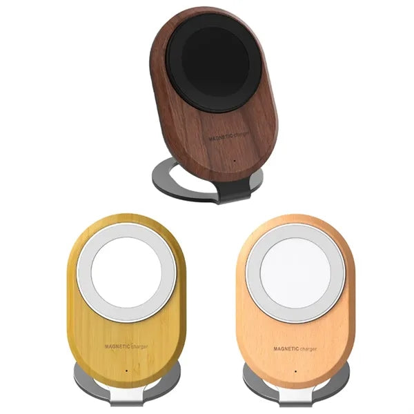 Magnetic Qi Wireless Charger Stand Desktop Phone Holder