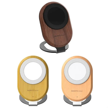 Magnetic Qi Wireless Charger Stand Desktop Phone Holder