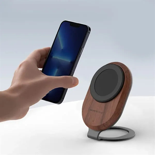 Magnetic Qi Wireless Charger Stand Desktop Phone Holder