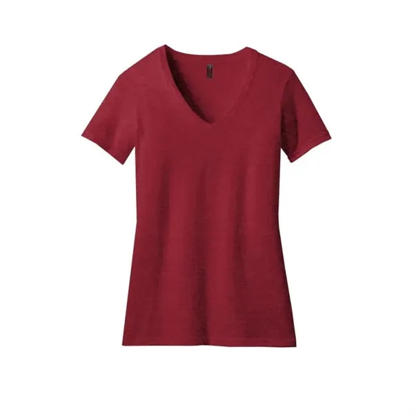 District Women's Perfect Blend CVC V-Neck Tee.