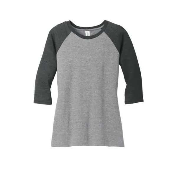 District Women's Perfect Tri 3/4-Sleeve Raglan.