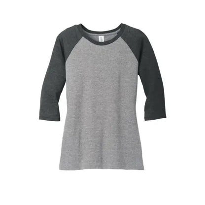 District Women's Perfect Tri 3/4-Sleeve Raglan.