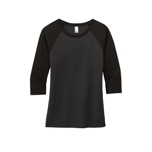 District Women's Perfect Tri 3/4-Sleeve Raglan.