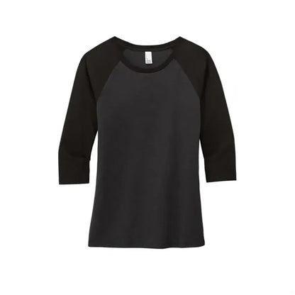 District Women's Perfect Tri 3/4-Sleeve Raglan.