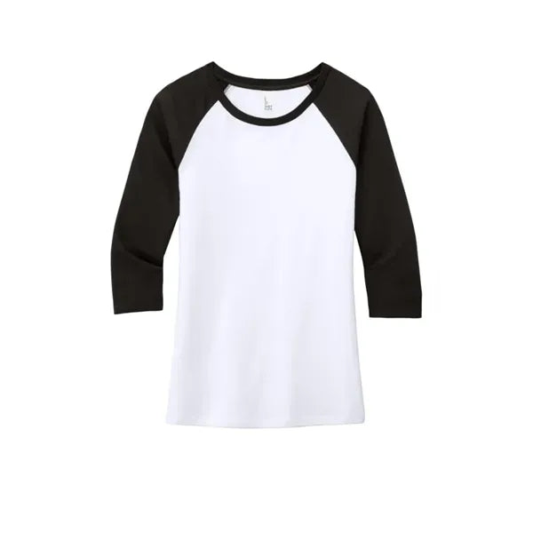 District Women's Perfect Tri 3/4-Sleeve Raglan.