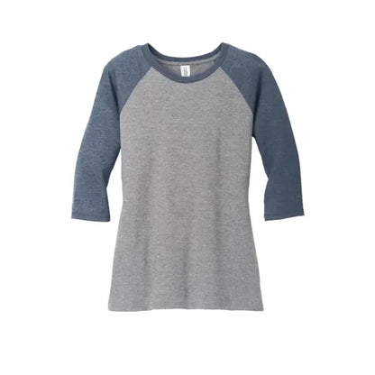 District Women's Perfect Tri 3/4-Sleeve Raglan.