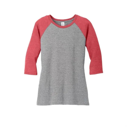 District Women's Perfect Tri 3/4-Sleeve Raglan.
