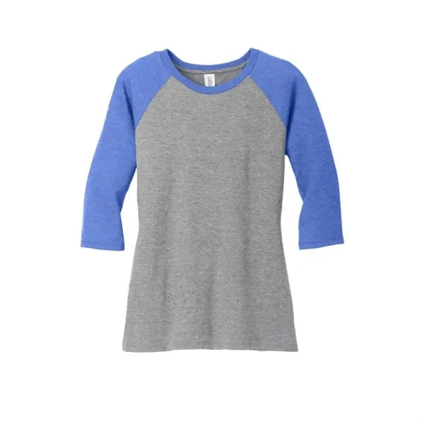 District Women's Perfect Tri 3/4-Sleeve Raglan.