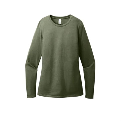 District Women's Perfect Blend CVC Long Sleeve Tee