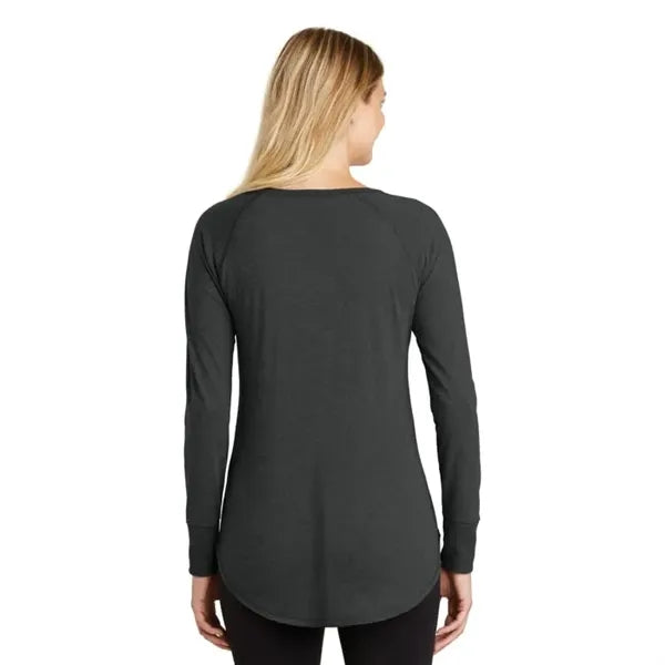 District Women's Perfect Tri Long Sleeve Tunic Tee.