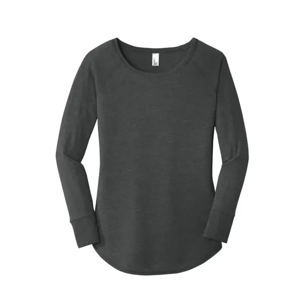 District Women's Perfect Tri Long Sleeve Tunic Tee.