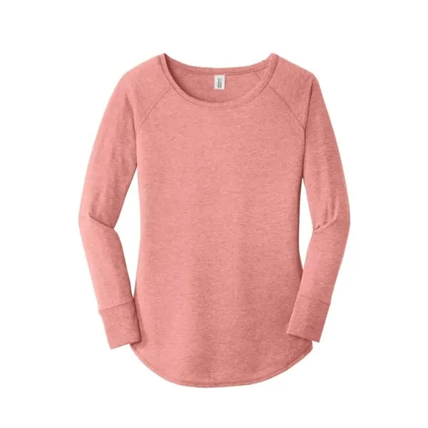 District Women's Perfect Tri Long Sleeve Tunic Tee.