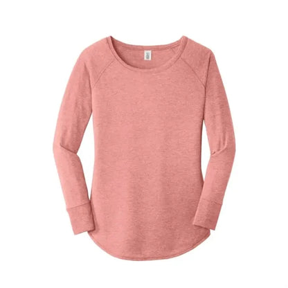 District Women's Perfect Tri Long Sleeve Tunic Tee.