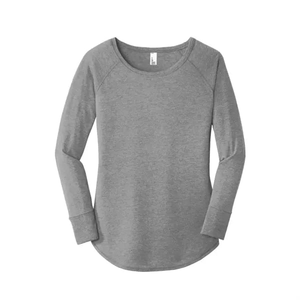 District Women's Perfect Tri Long Sleeve Tunic Tee.