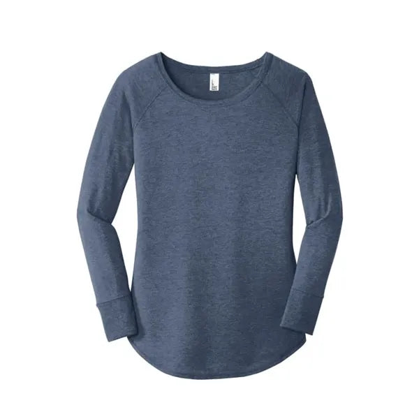 District Women's Perfect Tri Long Sleeve Tunic Tee.