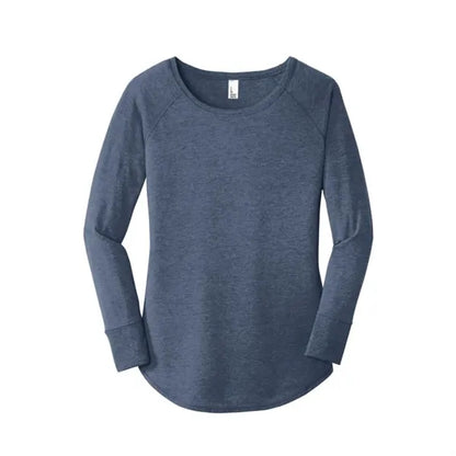 District Women's Perfect Tri Long Sleeve Tunic Tee.
